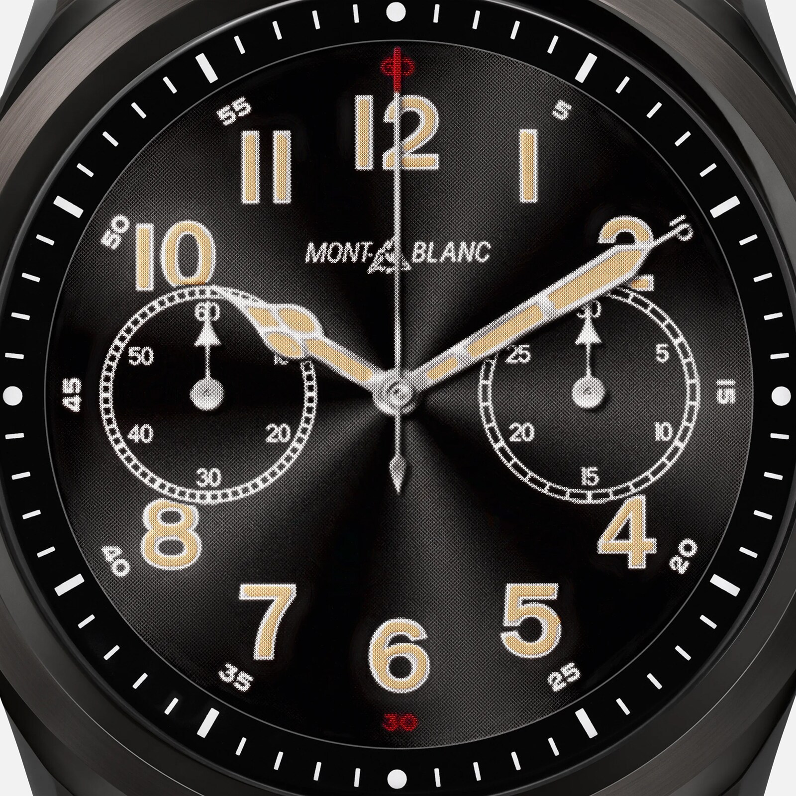 Montblanc Summit 2 Stainless Steel Black and Leather 42mm Mens Smart Watch