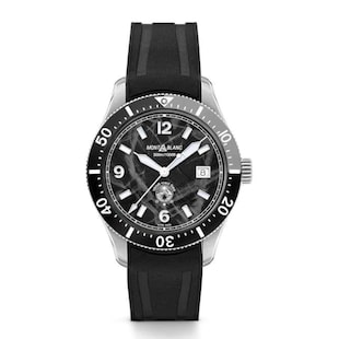 Montblanc 1858 Iced Black Sea 41mm Mens Watch
