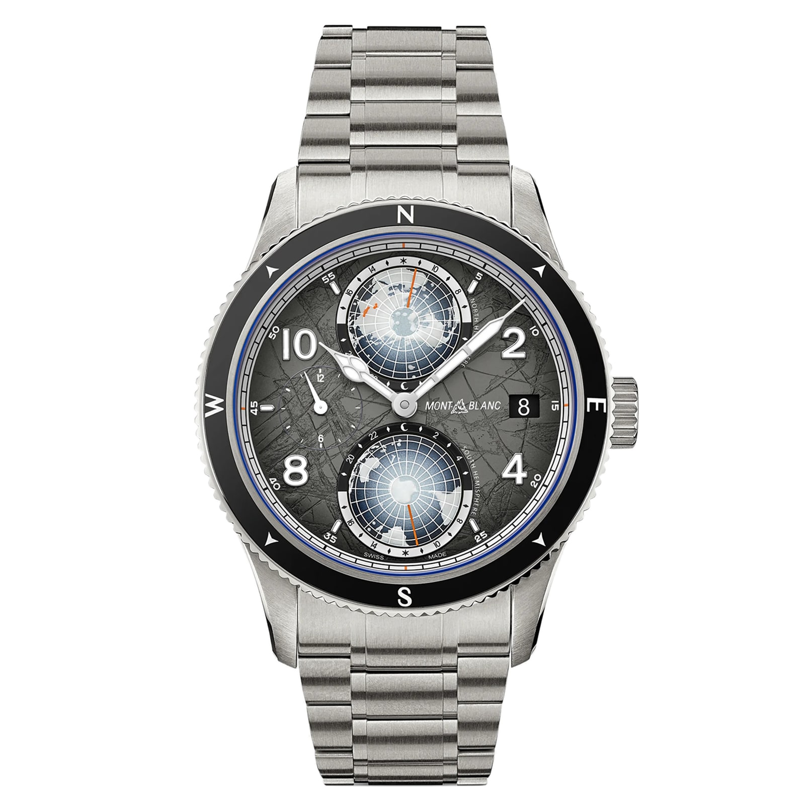 Montblanc 1858 Geoshphere 0 Oxygen The 8000 42mm Mens Watch Montblanc 1858 Geoshphere 0 Oxygen The 8000 42mm Mens Watch