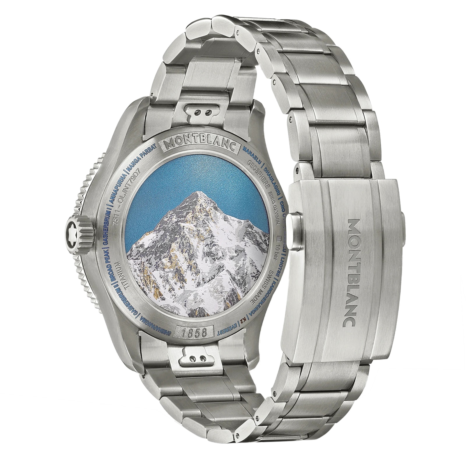 Montblanc 1858 Geoshphere 0 Oxygen The 8000 42mm Mens Watch Montblanc 1858 Geoshphere 0 Oxygen The 8000 42mm Mens Watch