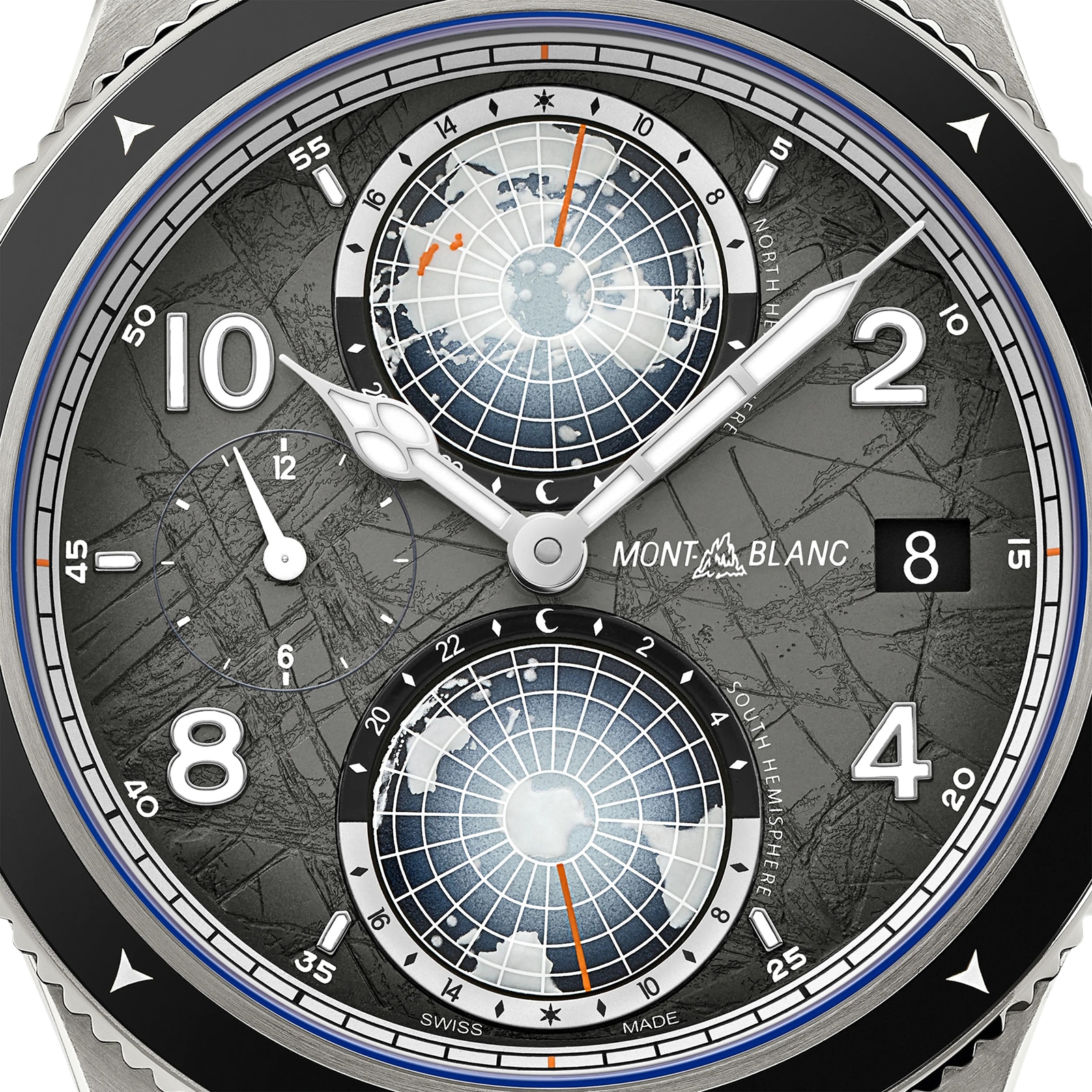 Montblanc 1858 Geoshphere 0 Oxygen The 8000 42mm Mens Watch Montblanc 1858 Geoshphere 0 Oxygen The 8000 42mm Mens Watch
