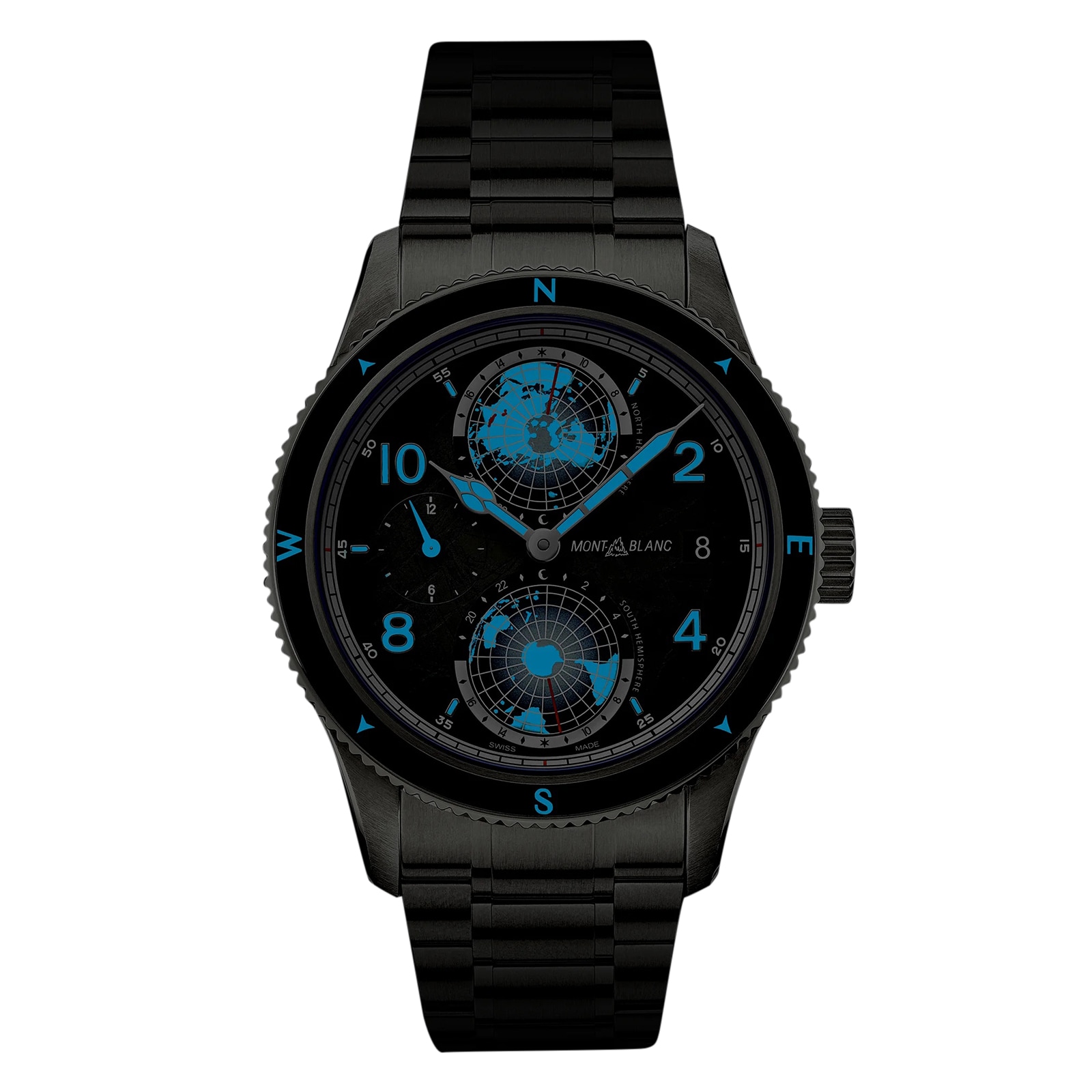 Montblanc 1858 Geoshphere 0 Oxygen The 8000 42mm Mens Watch Montblanc 1858 Geoshphere 0 Oxygen The 8000 42mm Mens Watch