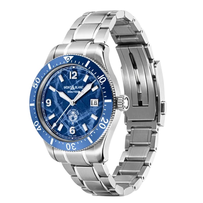 Montblanc 1858 Iced Sea Automatic Date 41mm Mens Watch