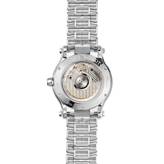 Chopard Happy Sport 36 mm, Automatic, Lucent Steel™, Diamonds