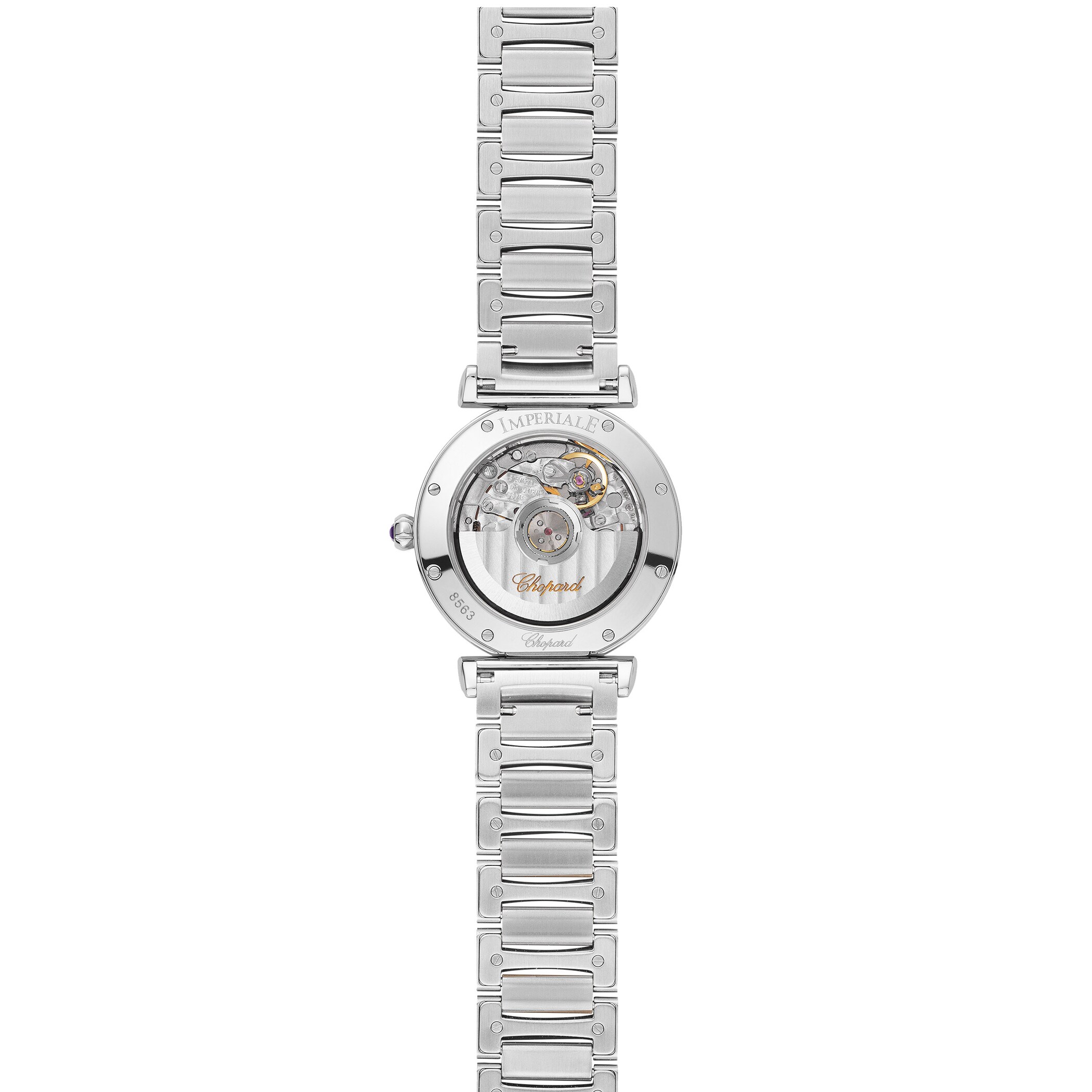 Chopard Imperiale 29mm Automatic Stainless Steel and Amethyst Ladies Watch