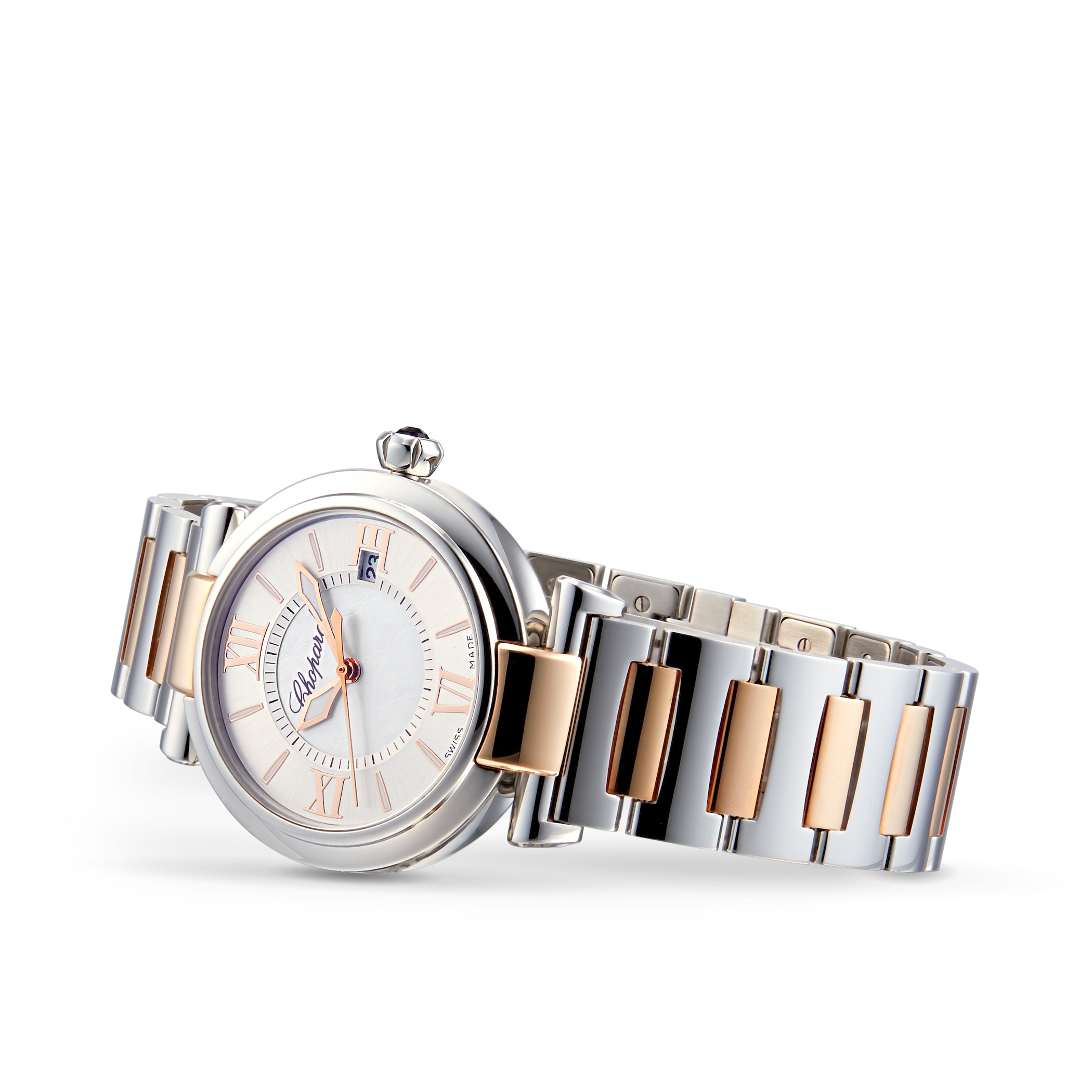 Chopard Imperiale 29mm Automatic 18ct Rose Gold Stainless Steel and Amethyst Ladies Watch