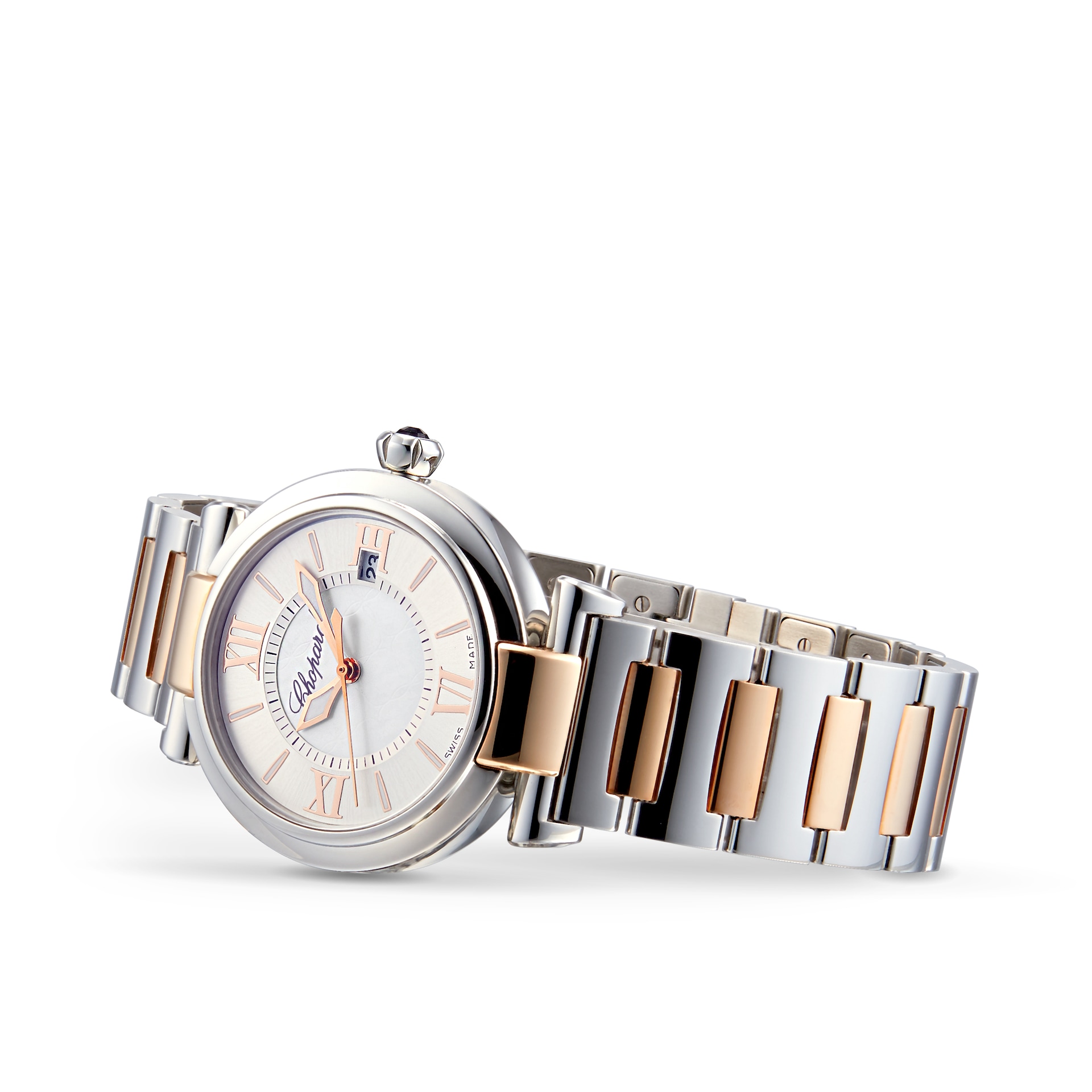 Chopard Imperiale 29mm Automatic 18ct Rose Gold Stainless Steel and Amethyst Ladies Watch