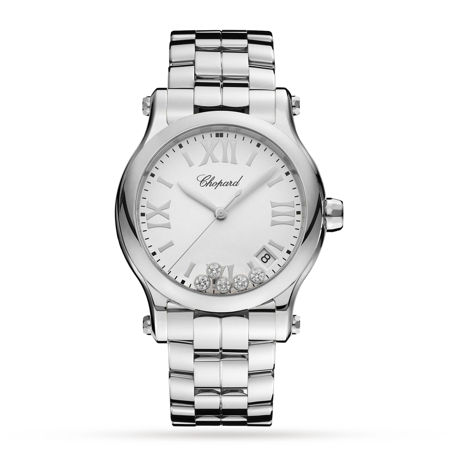 Chopard Happy Sport 36mm Ladies Watch 278582 3002 Mappin and Webb