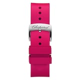 Chopard Happy Sport 40mm Ladies Watch Blue Dial Pink Strap