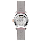 Chopard Happy Sport 36mm, Automatic, Ethical Rose Gold, Lucent Steel™, Diamonds