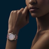 Chopard Happy Sport 36mm, Automatic, Ethical Rose Gold, Lucent Steel™, Diamonds