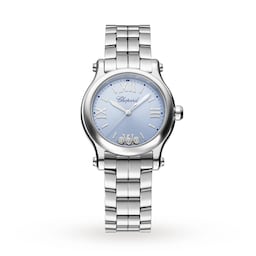 17970809 - Happy Sport 30mm, Quartz, Stainless Steel, Diamonds