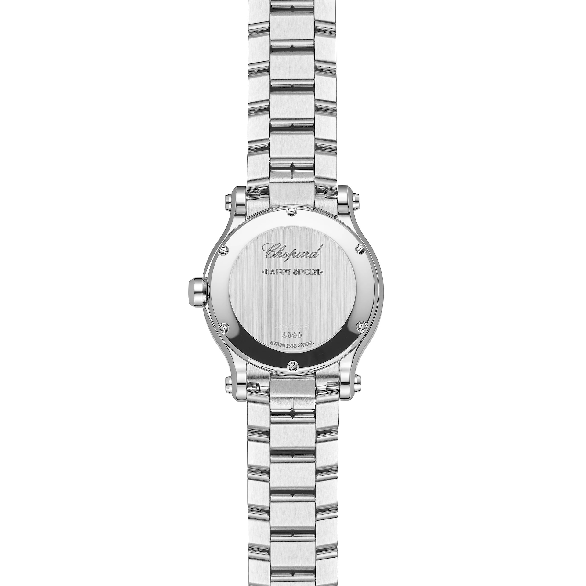 Chopard Happy Sport 30mm, Quartz, Stainless Steel, Diamonds