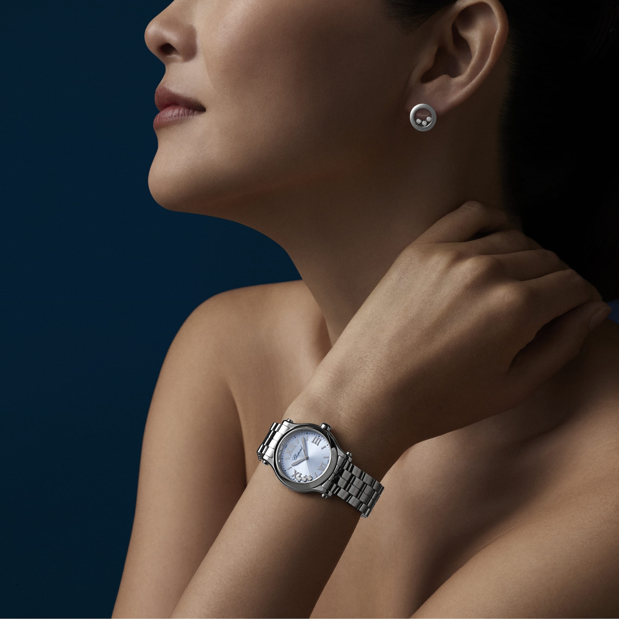 Chopard Happy Sport 30mm, Quartz, Stainless Steel, Diamonds