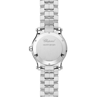 Chopard Happy Sport 36mm, Quartz, Lucent Steel™, Diamonds