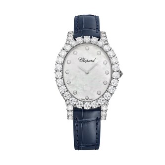 Chopard L'Heure Du Diamant Oval 40 X 34mm, Manual, Ethical White Gold, Diamonds