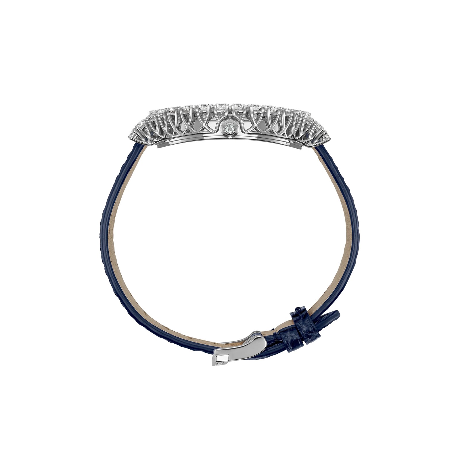 Chopard L'Heure Du Diamant Oval 40 X 34mm, Manual, Ethical White Gold, Diamonds