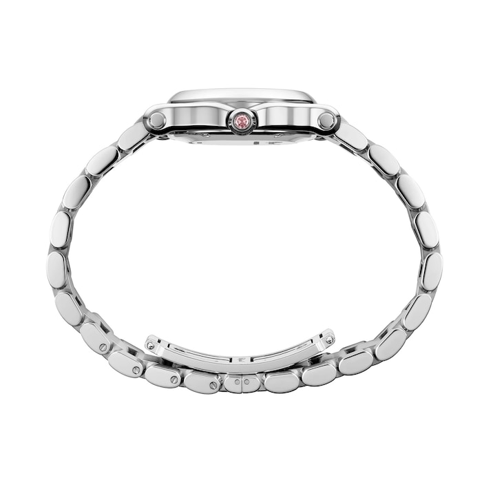 Chopard Happy Sport 30mm, Quartz, Lucent Steel™, Diamonds - Pink