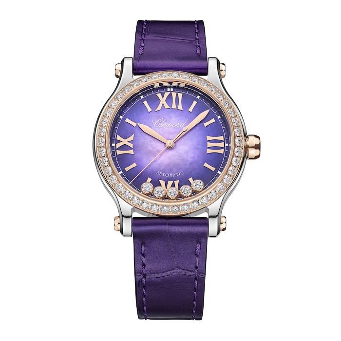 Chopard Happy Sport Purple Ladies Watch