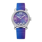 Chopard Happy Sport Blue and Purple Ladies Watch