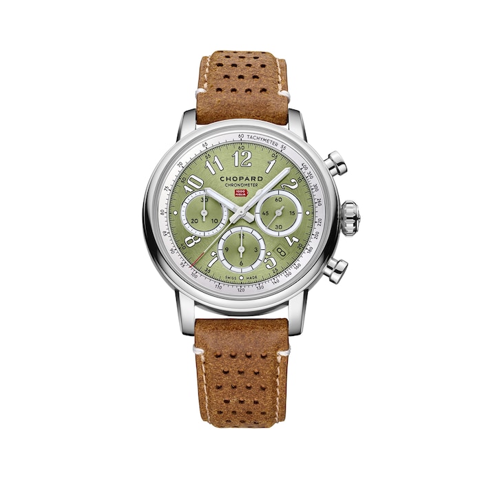 Chopard Mille Miglia Classic Chronograph 40.5mm Mens Watch Green