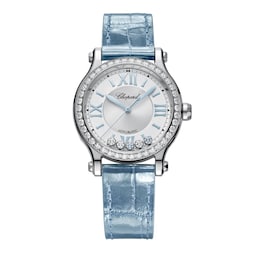 17970859 - Happy Sport 33mm Aqua Marine Limited Editon Ladies Watch Silver