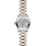 Chopard Happy Sport 33mm, Automatic, Ethical Rose Gold, Lucent Steel™, Diamonds