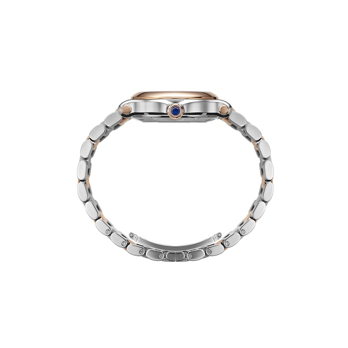 Chopard Happy Sport 33mm, Automatic, Ethical Rose Gold, Lucent Steel™, Diamonds