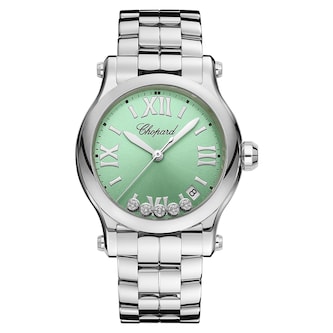 Chopard Happy Sport 36mm, Quartz, Lucent Steel™, Diamonds Chopard Happy Sport 36mm, Quartz, Lucent Steel™, Diamonds