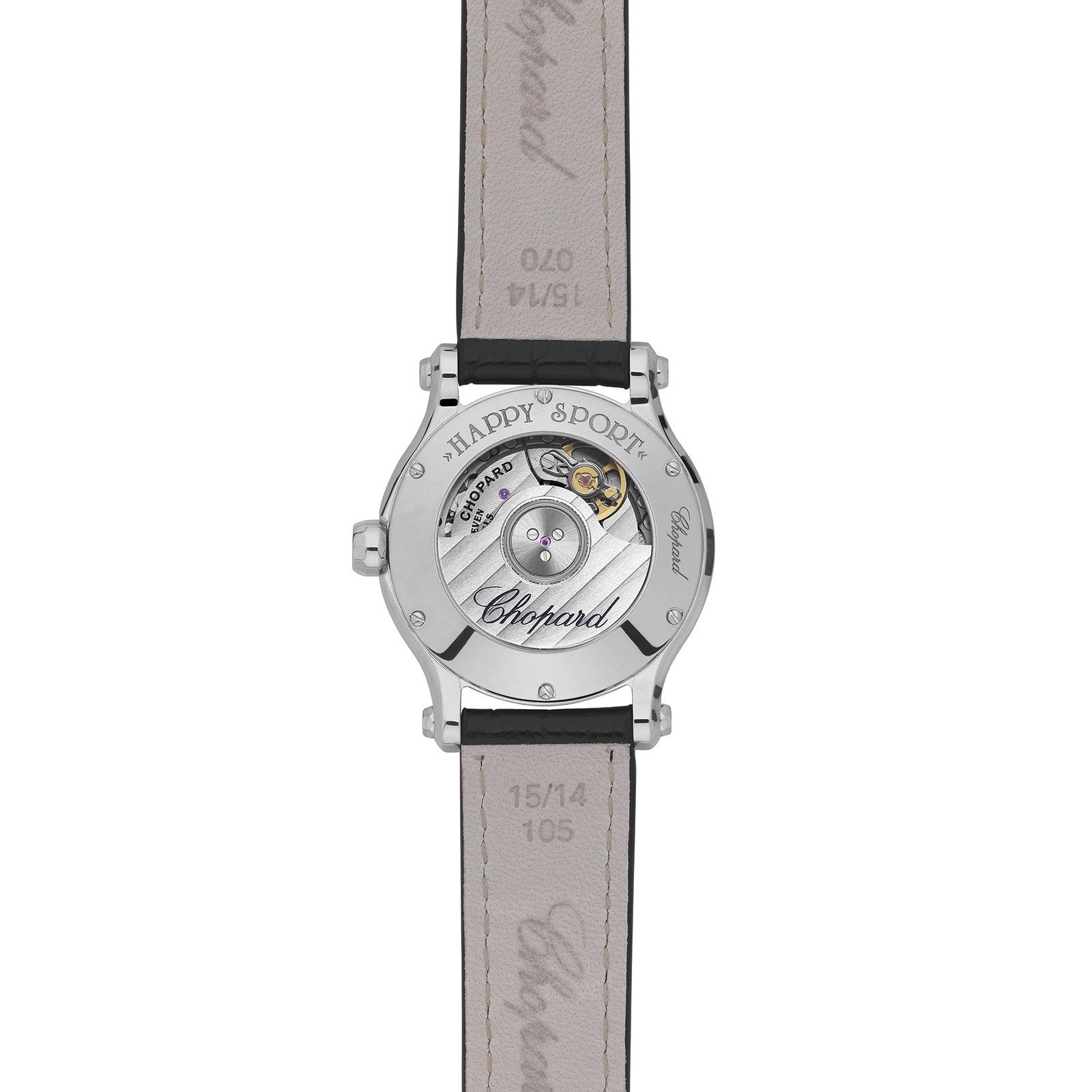 Chopard Happy Sport 30mm, Automatic, Lucent Steel™, Diamonds - Silver