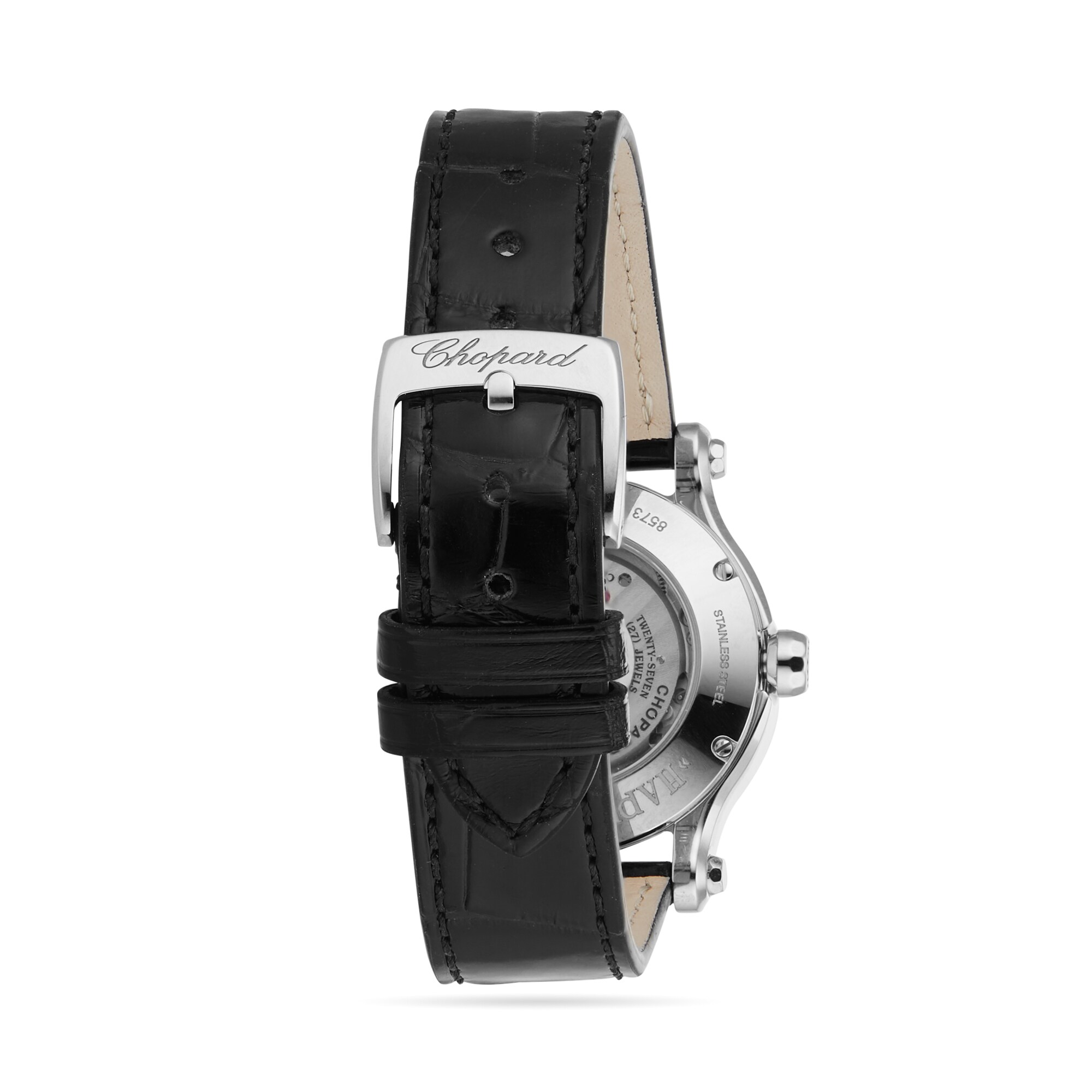 Chopard Happy Sport 30mm, Automatic, Lucent Steel™, Diamonds - Silver