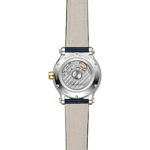 Chopard Happy Sport 33mm, Automatic, Ethical Yellow Gold, Lucent Steel™, Diamonds