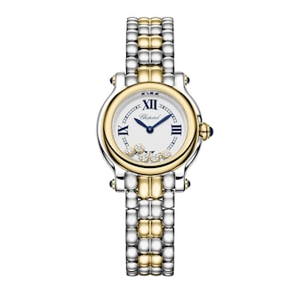 Chopard Happy Sport The First 26mm, Quartz, Ethical Yellow Gold, Lucent Steel™, Diamonds Chopard Happy Sport The First 26mm, Quartz, Ethical Yellow Gold, Lucent Steel™, Diamonds