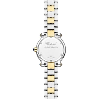 Chopard Happy Sport The First 26mm, Quartz, Ethical Yellow Gold, Lucent Steel™, Diamonds Chopard Happy Sport The First 26mm, Quartz, Ethical Yellow Gold, Lucent Steel™, Diamonds