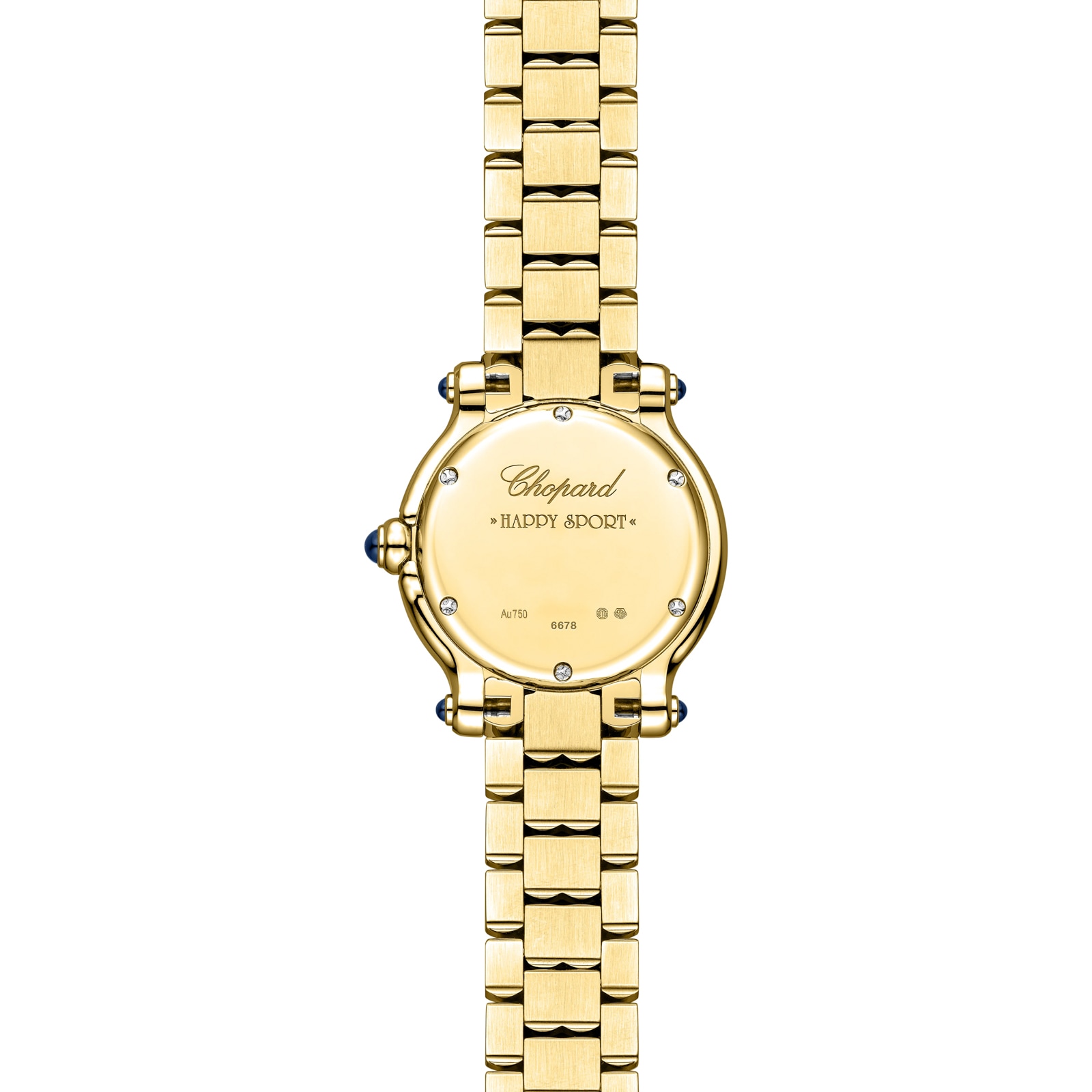 Chopard Happy Sport The First 26mm, Quartz, Ethical Yellow Gold, Diamonds