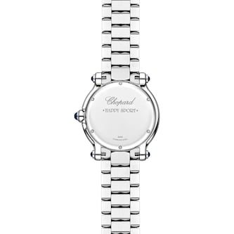 Chopard Happy Sport The First 33mm, Quartz, Lucent Steel™, Diamonds Chopard Happy Sport The First 33mm, Quartz, Lucent Steel™, Diamonds