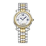 Chopard Happy Sport The First 33mm, Quartz, Ethical Yellow Gold, Lucent Steel™, Diamonds
