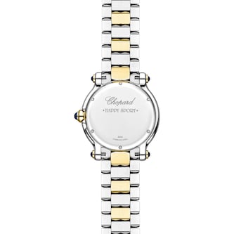 Chopard Happy Sport The First 33mm, Quartz, Ethical Yellow Gold, Lucent Steel™, Diamonds Chopard Happy Sport The First 33mm, Quartz, Ethical Yellow Gold, Lucent Steel™, Diamonds