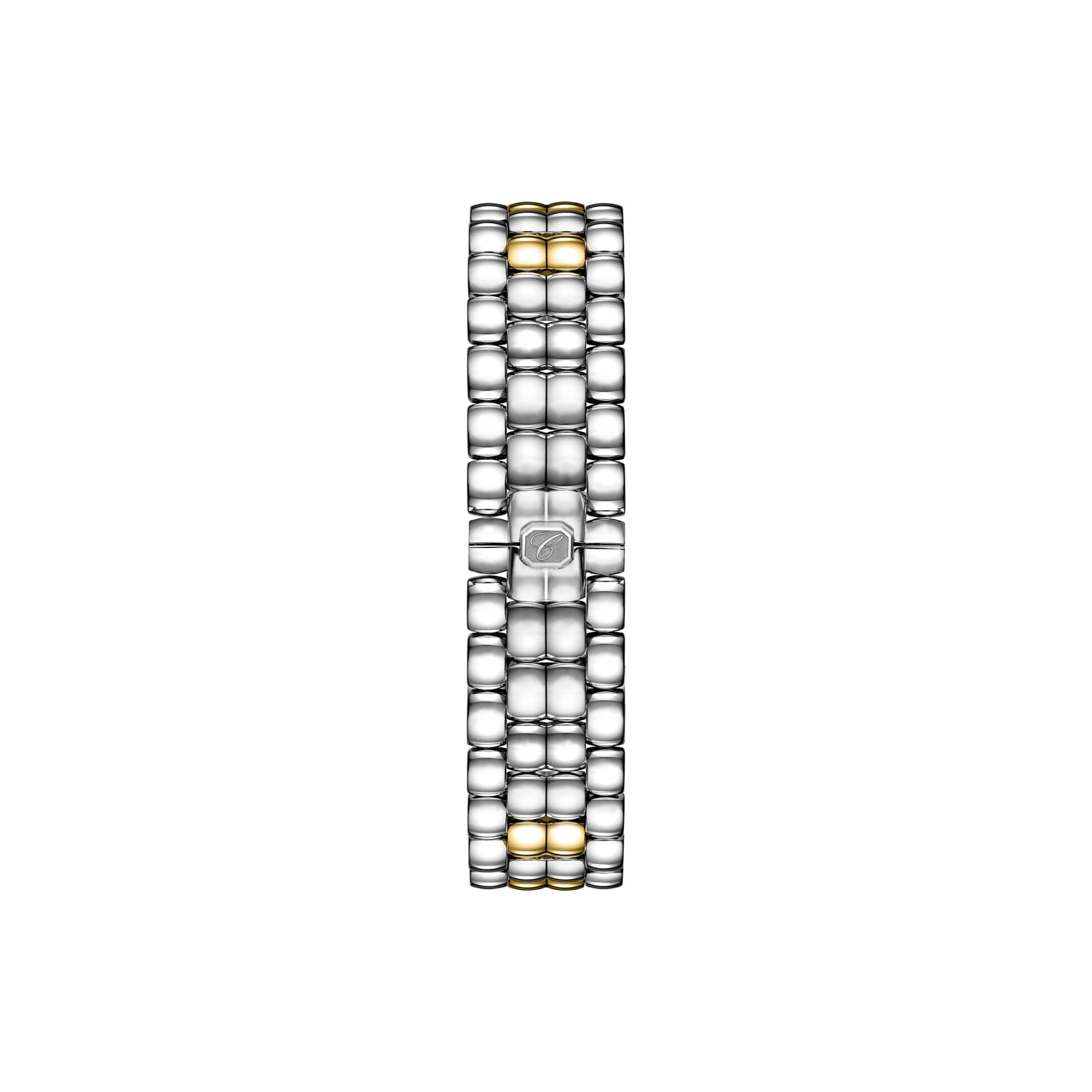Chopard Happy Sport The First 33mm, Quartz, Ethical Yellow Gold, Lucent Steel™, Diamonds