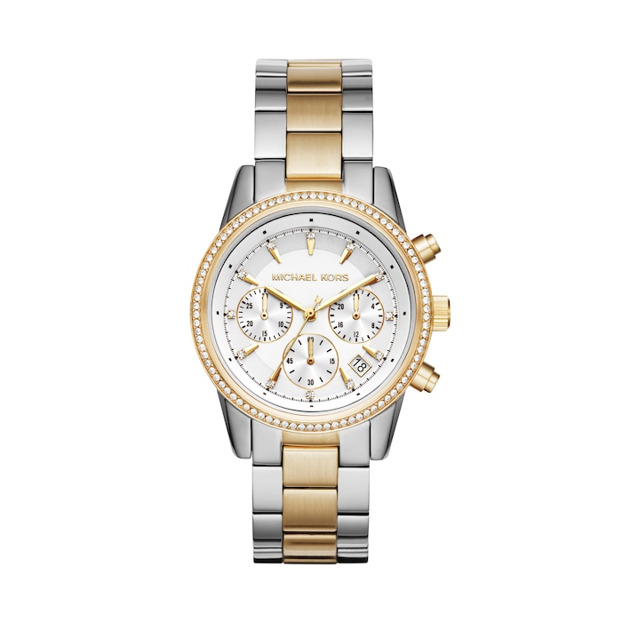 Michael Kors Bryant Gold Plated Chronograph 37mm