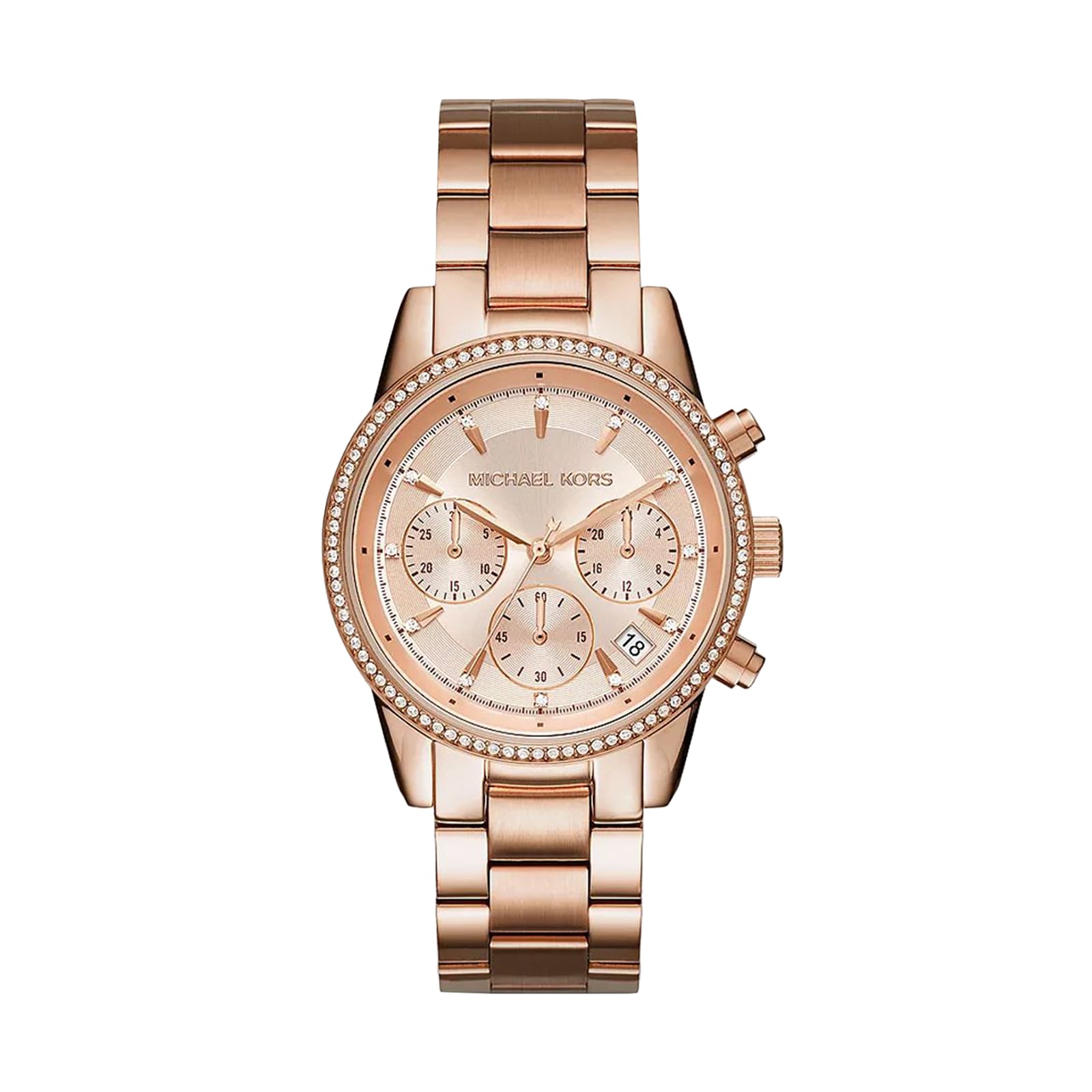 Michael Kors Ritz 37mm Ladies Watch Rose Gold Michael Kors Ritz 37mm Ladies Watch Rose Gold