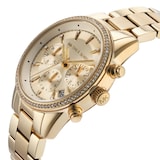 Michael Kors Bryant Gold Plated Chronograph 37mm