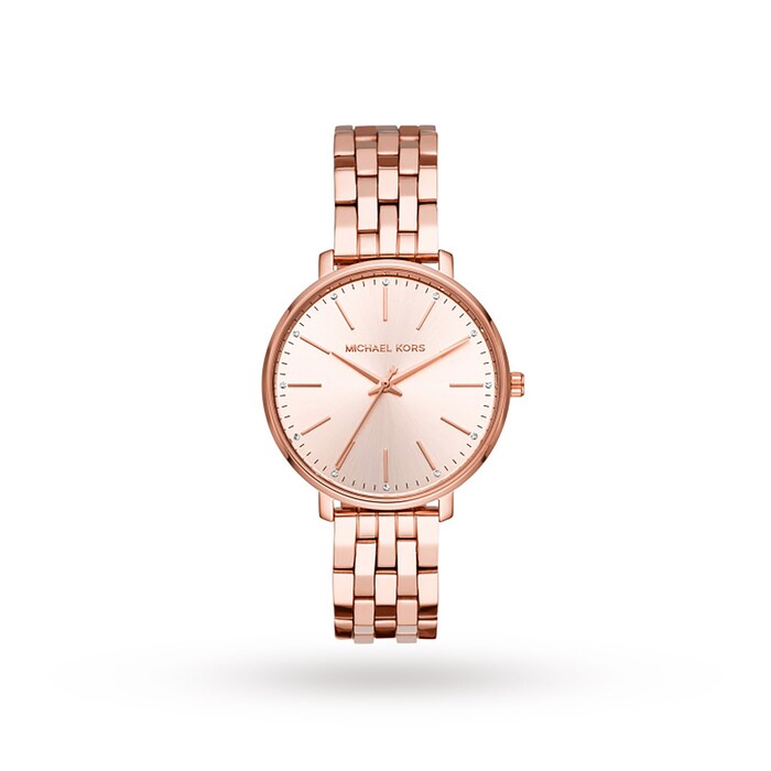 Michael Kors Pyper Rose Gold Tone Dial Ladies Watch