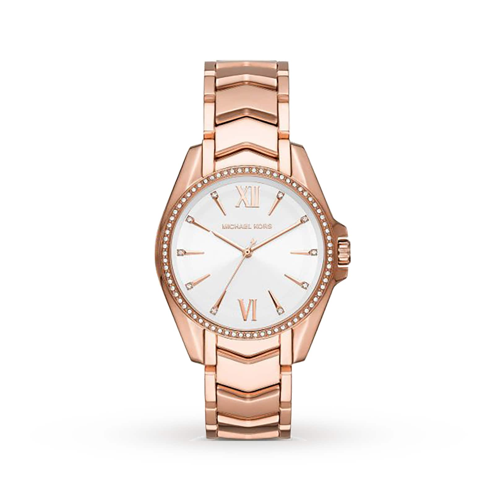 Michael Kors Micheal Kors Whitney Rose Gold Tone Ladies Watch MK6694 ...