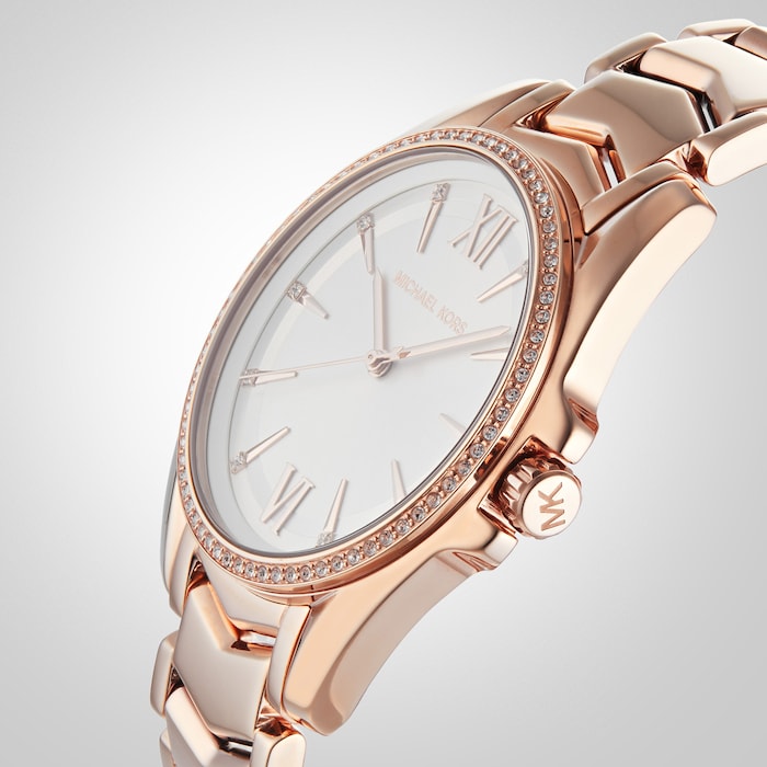 Michael Kors Micheal Kors Whitney Rose Gold Tone Ladies Watch