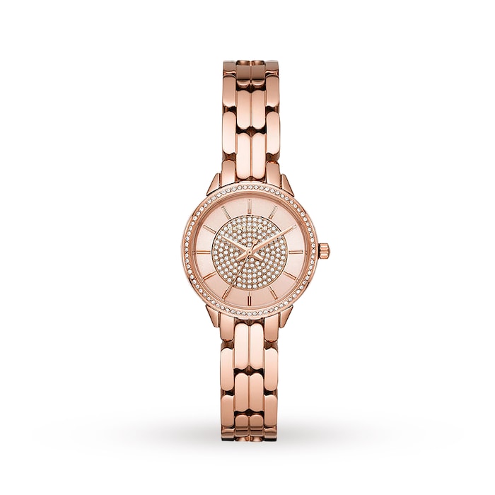 Michael Kors Allie Rose Gold Tone Ladies Watch