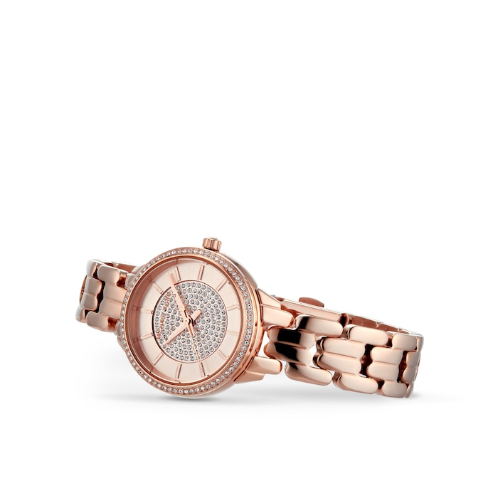 Michael Kors Allie Rose Gold Tone Ladies Watch