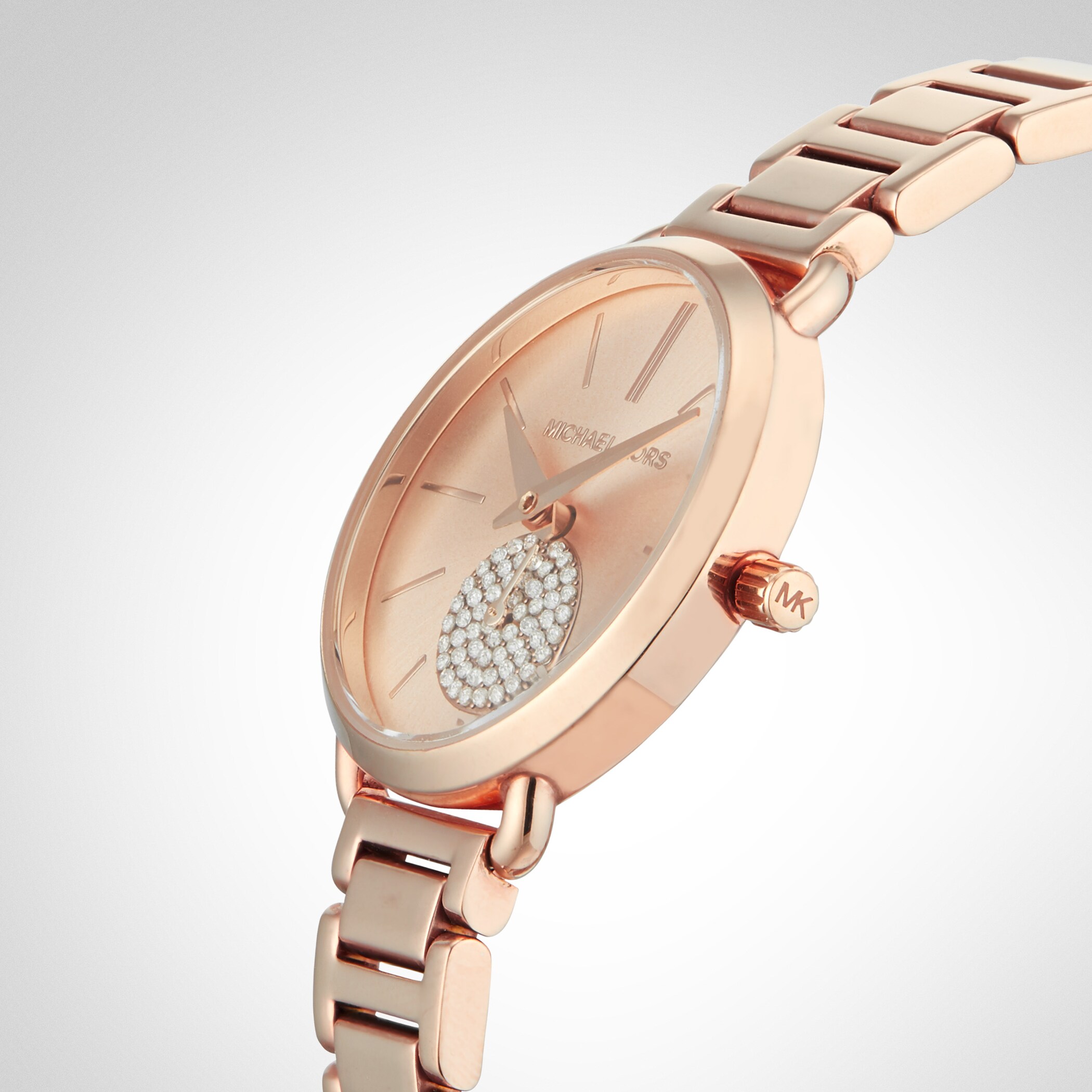 Michael Kors Portia Rose Gold Tone Ladies Watch