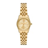 Michael Kors Petite Lexington Pave Gold-Tone Watch