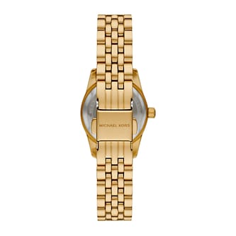 Michael Kors Petite Lexington Pave Gold-Tone Watch Michael Kors Petite Lexington Pave Gold-Tone Watch